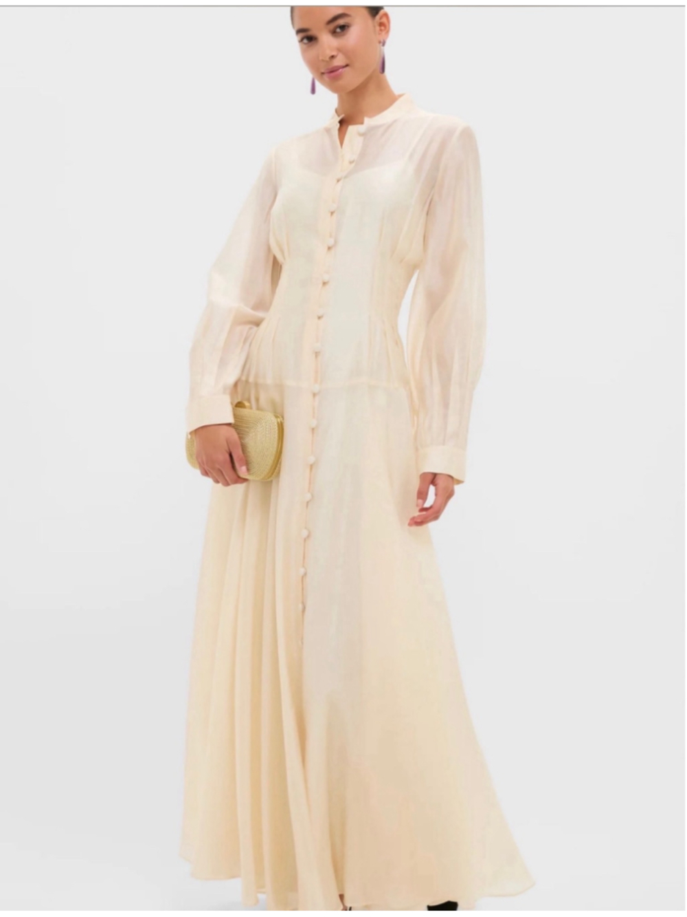 Women's KATIENYC NWT Tuckernuck
Champagne Organza Marbella
Dress XS